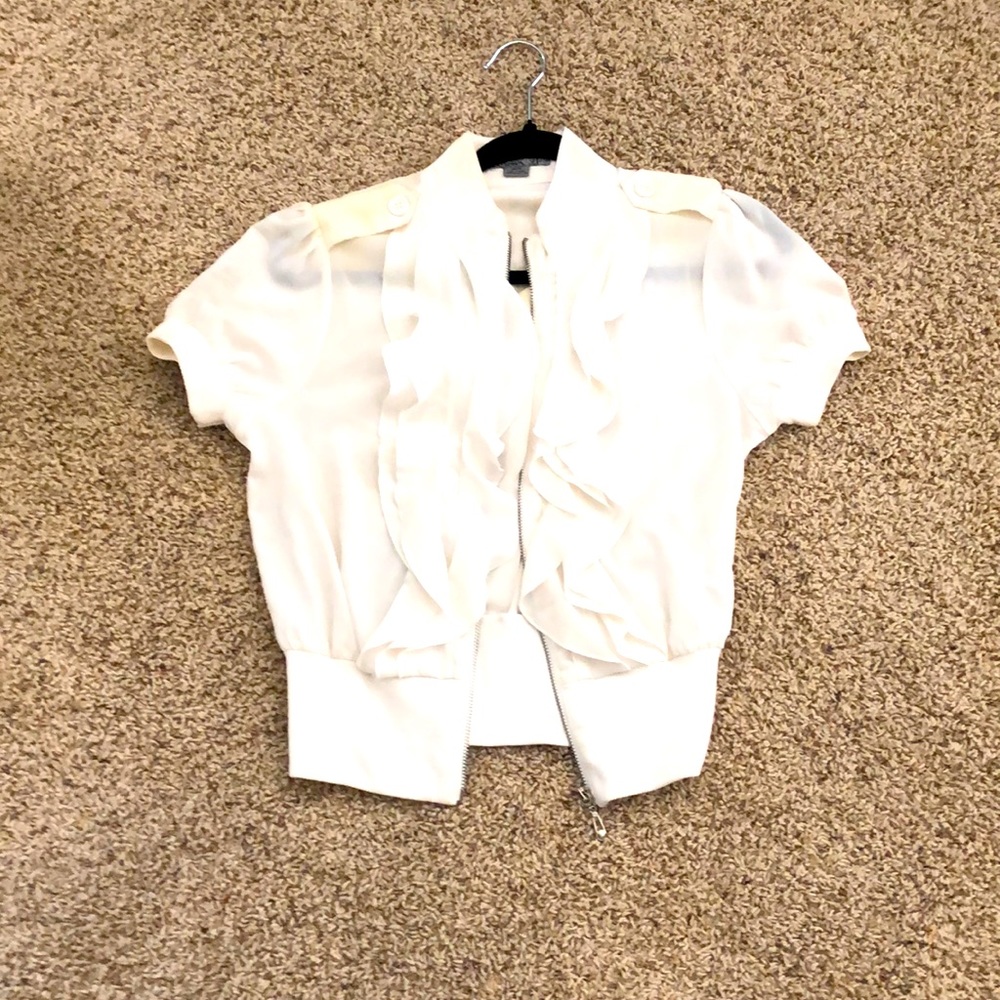 Creamy Crop Jacket